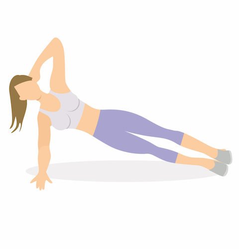 Gainage oblique