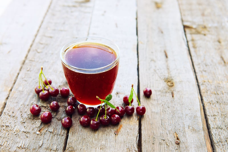 queues de cerises tisane