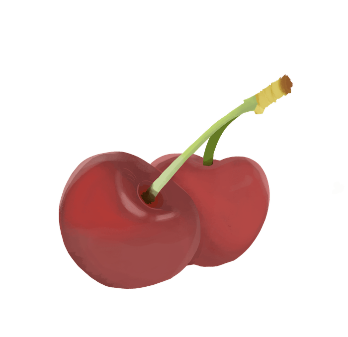 Dessin principe actif cerises