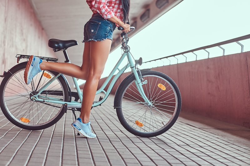 Radfahren, ein Sport, um Traumbeine zu haben