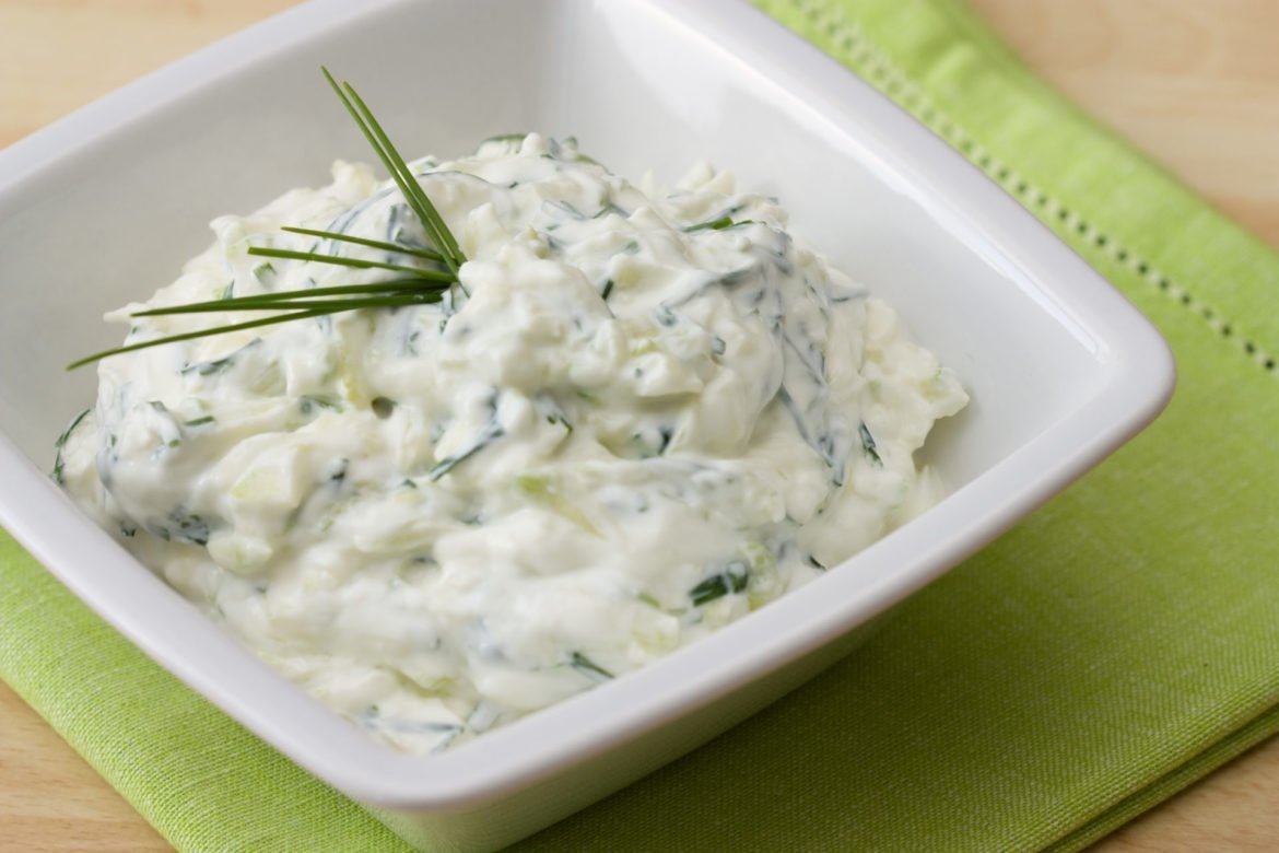 Dip courgette chèvre frais