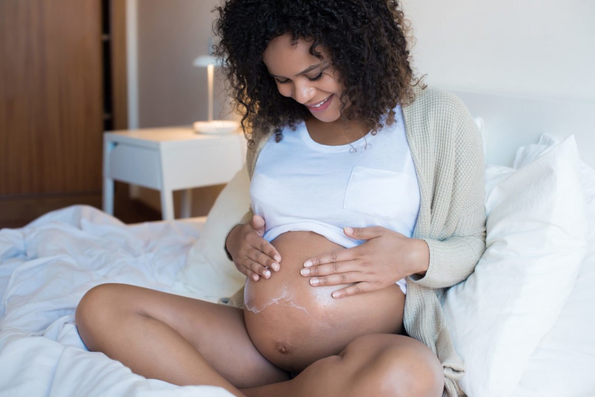 Vergetures durant après grossesse
