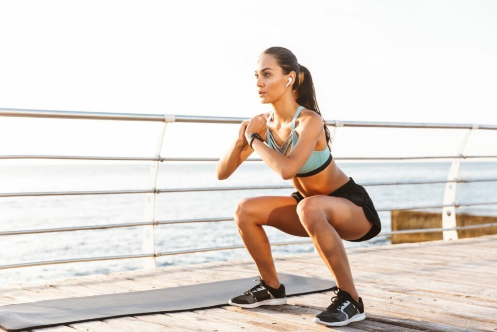 Fessiers bombés une semaine squats