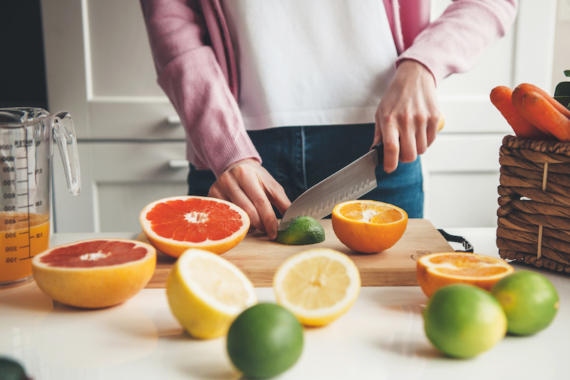 preparation de jus de fruits