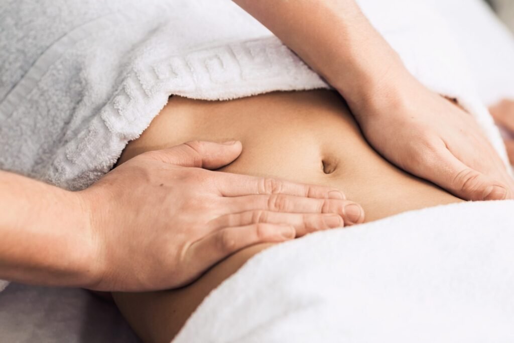 Draining belly massage: how to do it?