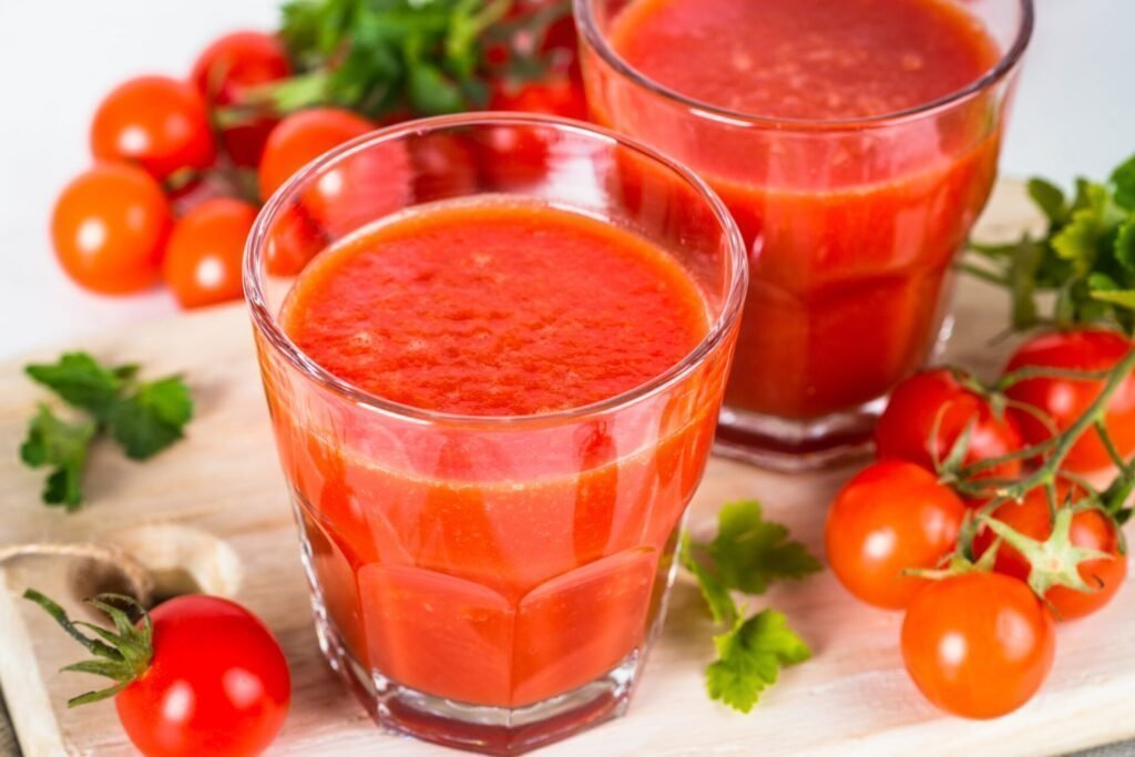 6 recettes de jus de légumes détox - Jus légumes détox tomate