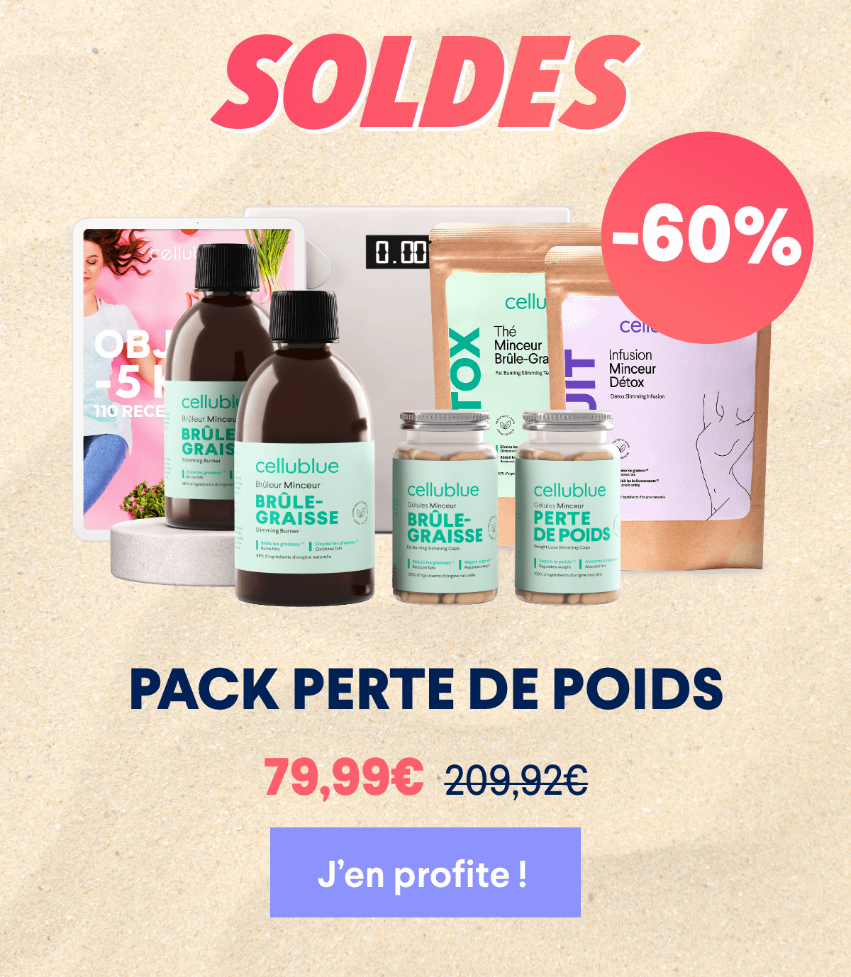Coffret minceur anti-cellulite - 3 produits
