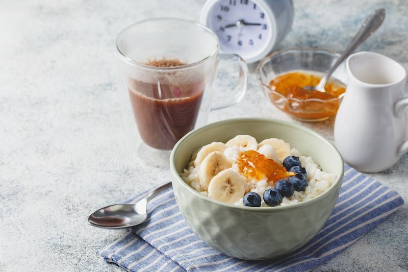 Porridge banane fondante
