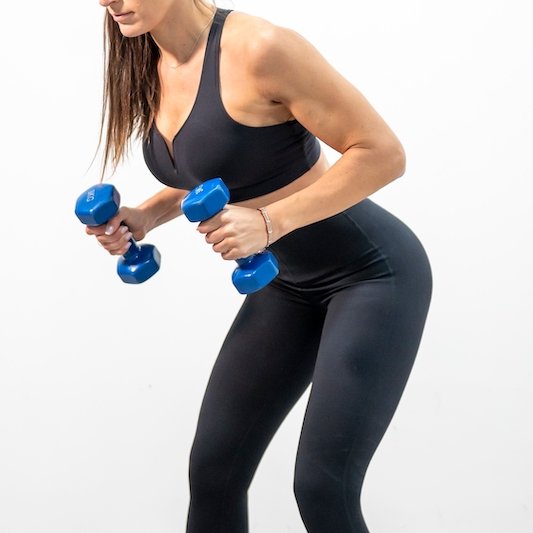 Rowing avec haltères