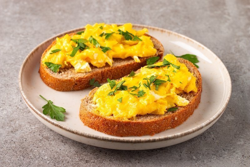oeufs brouilles clementine