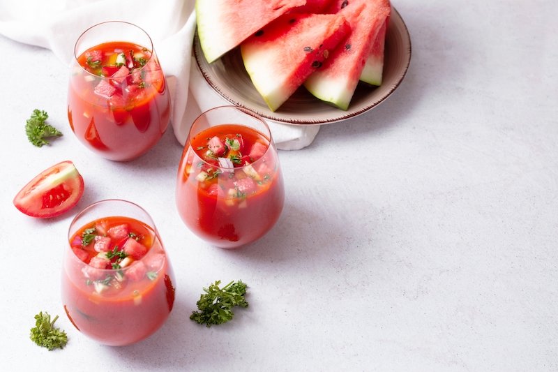 gaspacho tomates pasteque