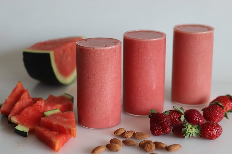 granité fraise pastèque