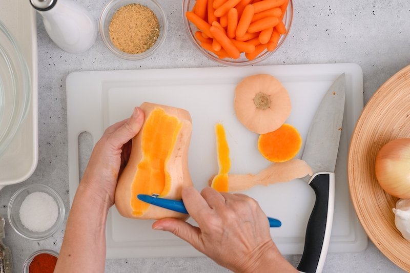 velouté de carottes à la courge