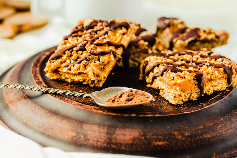 barre au chocolat noir et amandes