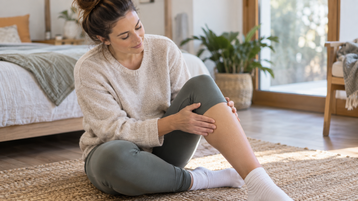 Illustration éditoriale liée à Cellulite an den Knien: Ursachen, Lösungen & Behandlungen