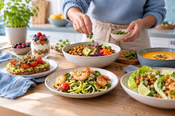 Recettes rapides : 5 idées saines et gourmandes