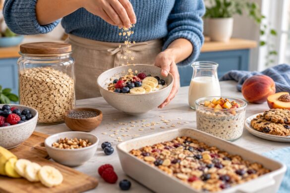 Flocons d’avoine : composition, usages et idées de recettes
