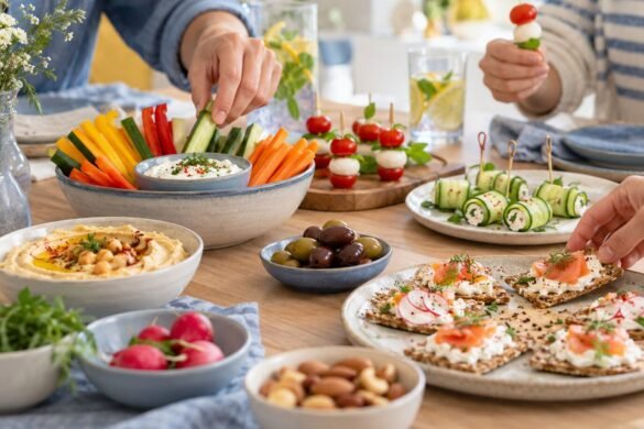 As nossas ideias de receitas para um aperitivo light!