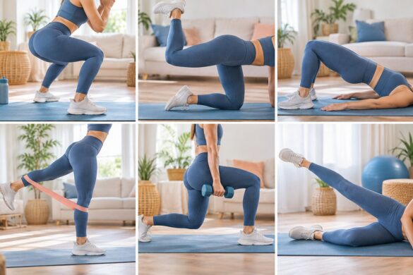6 exercícios para levantar os glúteos