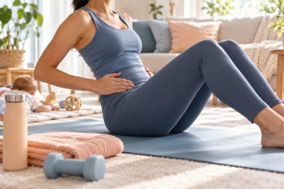 Como recuperar a barriga plana após a gravidez?