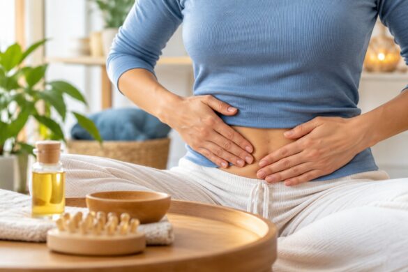 Massagem drenante para a barriga: como fazer?