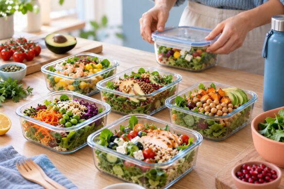 Salades en lunch box : 1 semaine de recettes à emporter