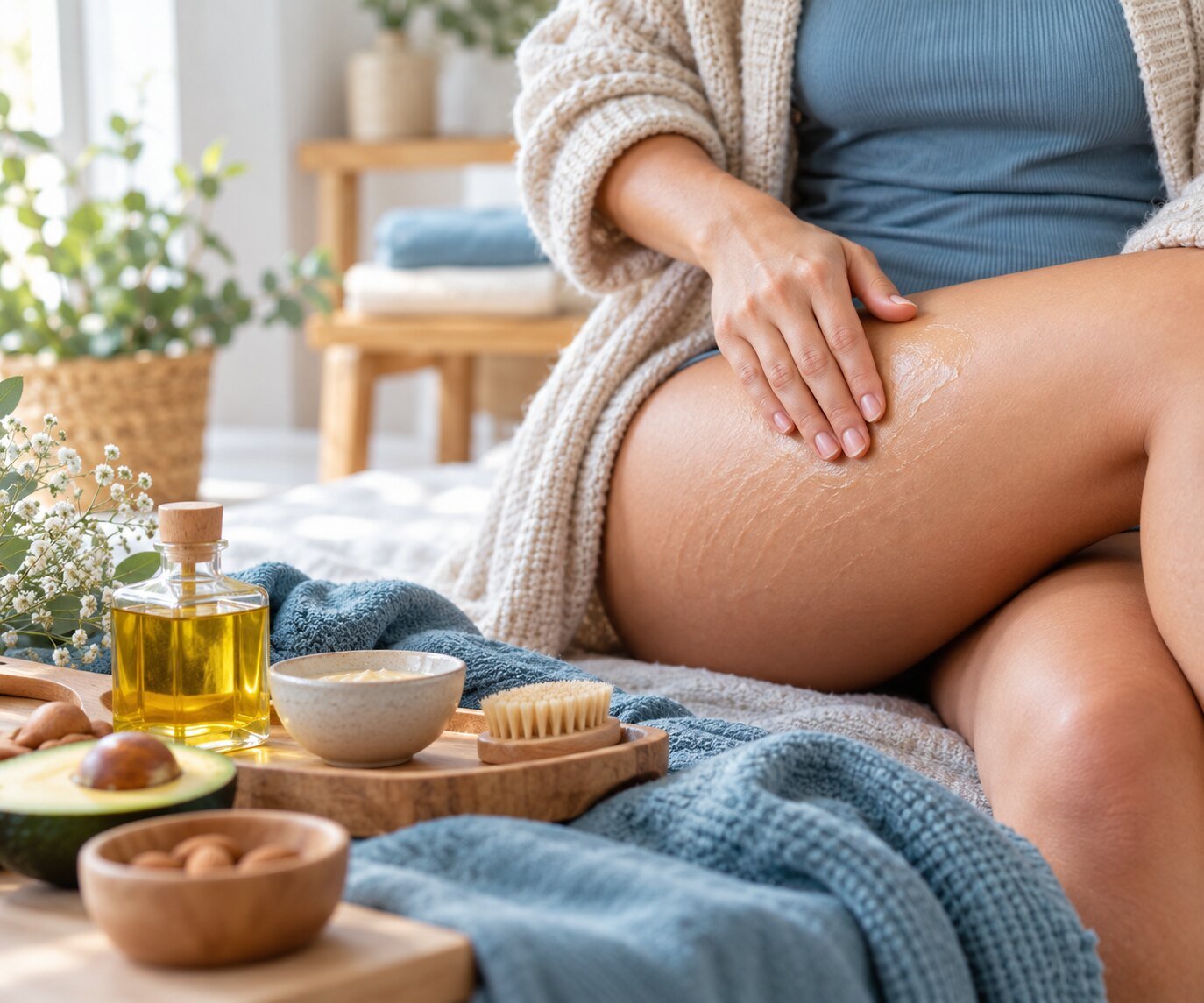 Vergetures : prendre soin de sa peau au naturel