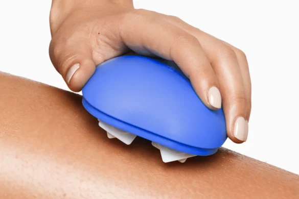 Masseur peau d’orange : nettoyer roulettes et poignée