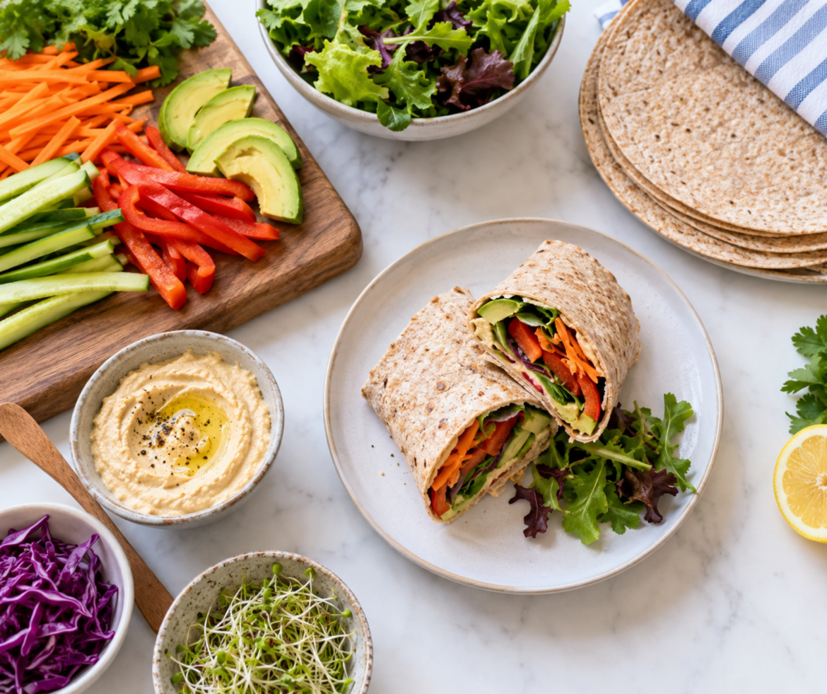 4 ricette di wraps healthy da fare in casa!